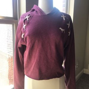 Pink crop sweatshirt